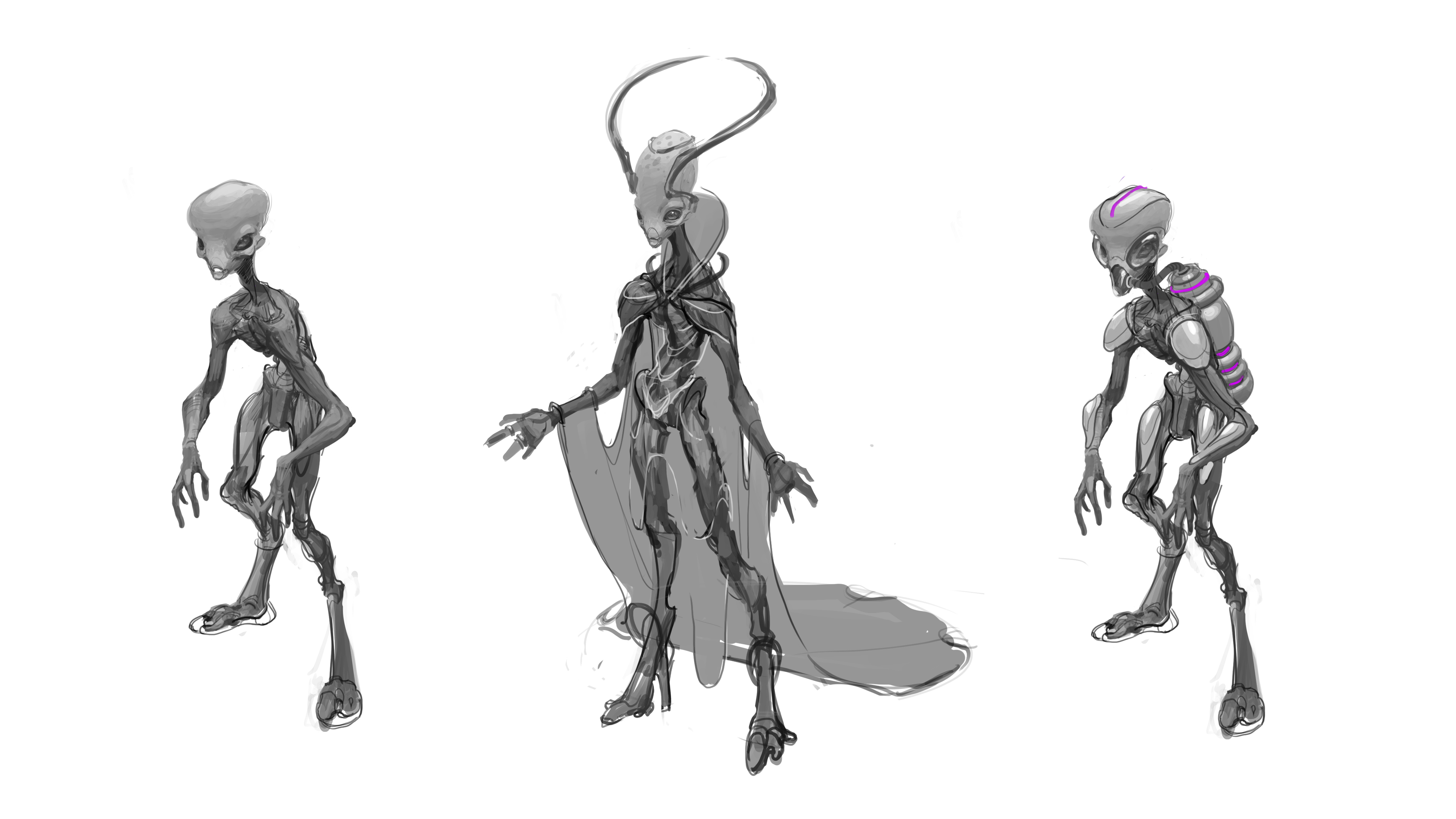 Alien character and leader concept exploration
