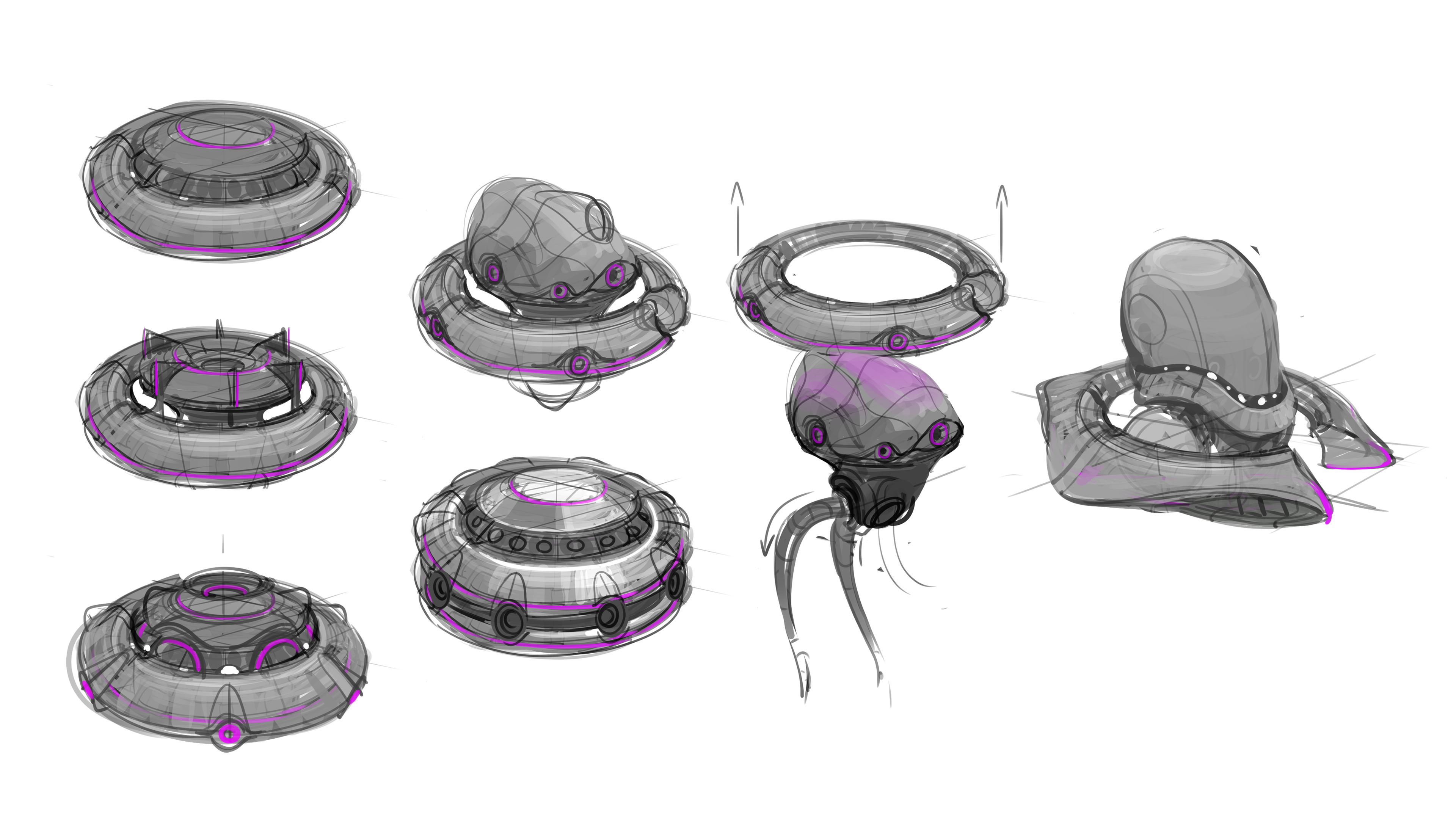 Alien UFO and technology concept exploration